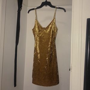 Velvet Gold dress